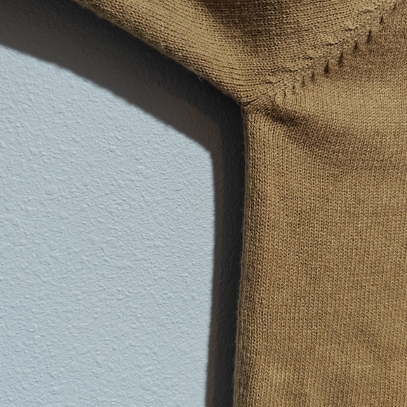 Vintage Fur Mobwife XL Sweater Kathie Lee Collection Camel Brown Tan Old Money - Picture 4 of 7